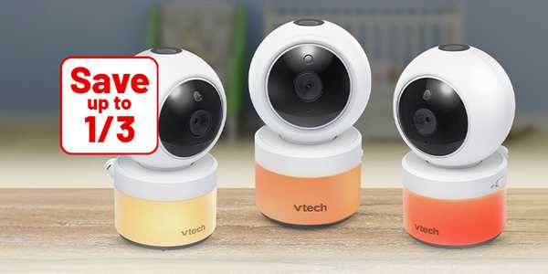 Save up to 1/3 on selected Vtech Baby Monitors.